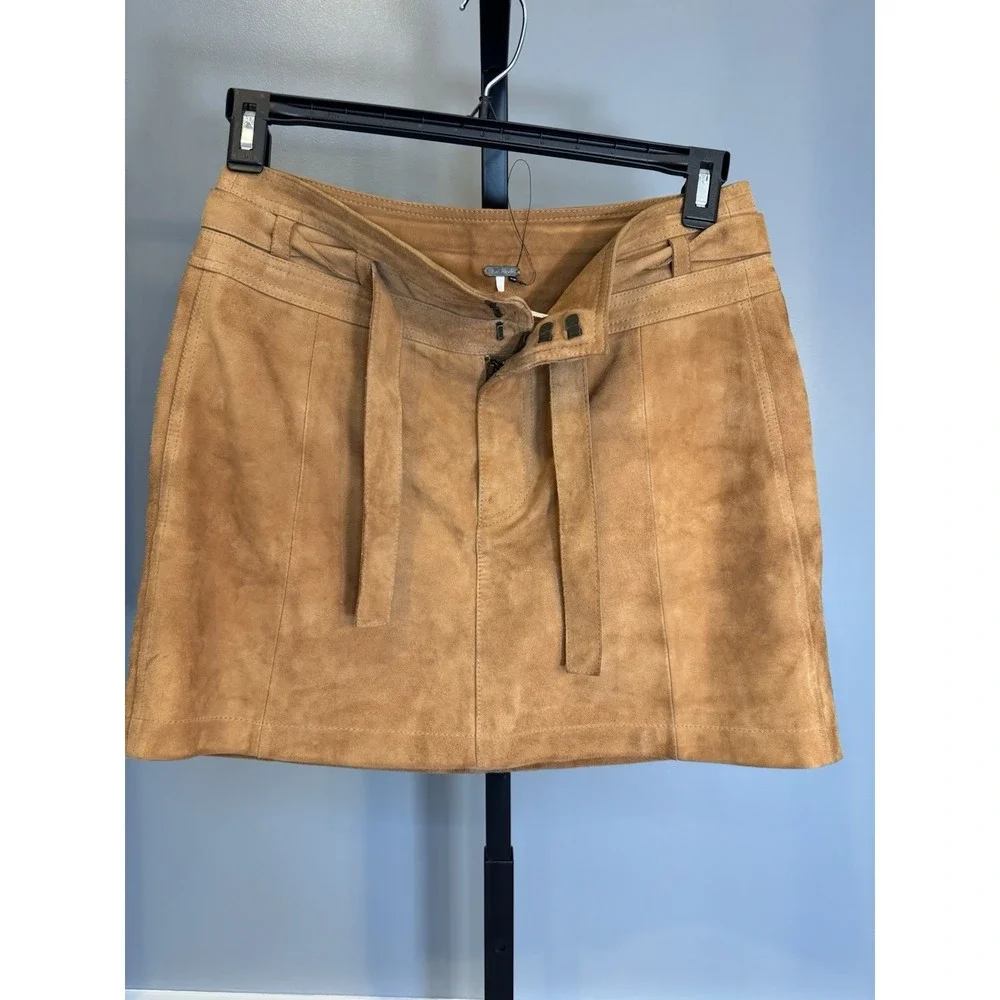 Free People Livin For Love Suede Skirt Size 8 Pls Read Description
